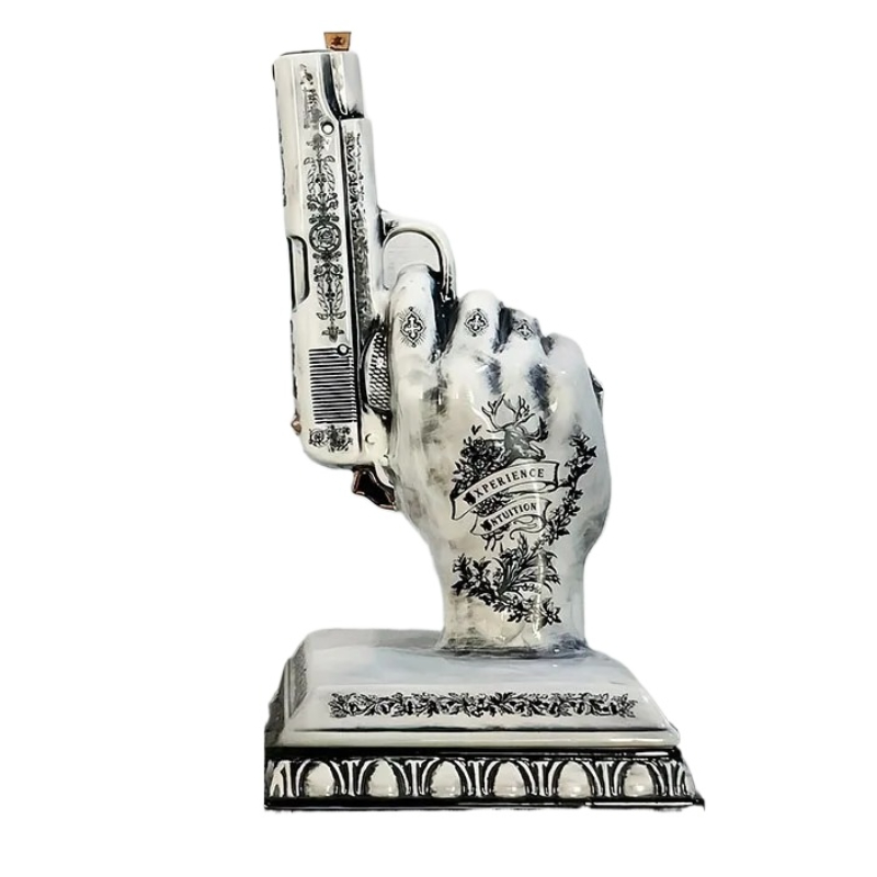 Esports Gaming Trophy - 세라믹 테이블 탑 미니어처 조각상, 아로마