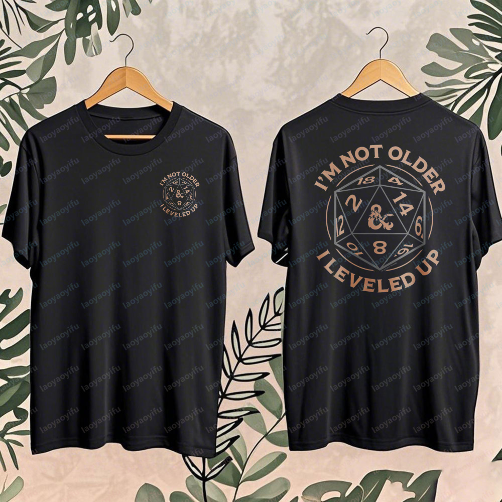 Esports Gaming Shirts - 레트로 던전 앤 드래곤 생일 레벨