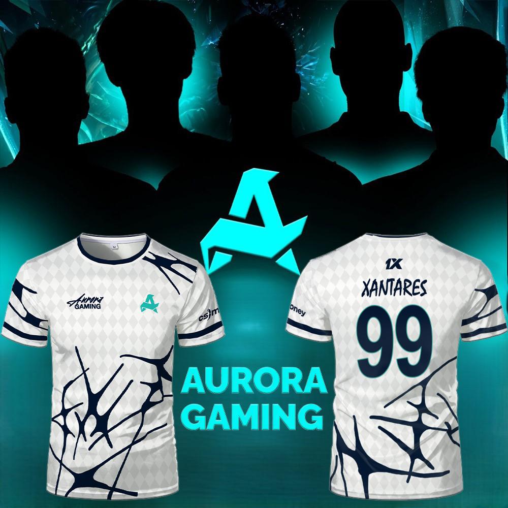 Esports Gaming Shirts - 전자 스포츠 팀 오로라 게임 저지