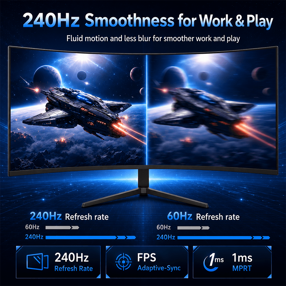 도매 제조업체 49인치 커브드 240Hz 1ms IPS - Esports Gaming Arena 리뷰 및 가격