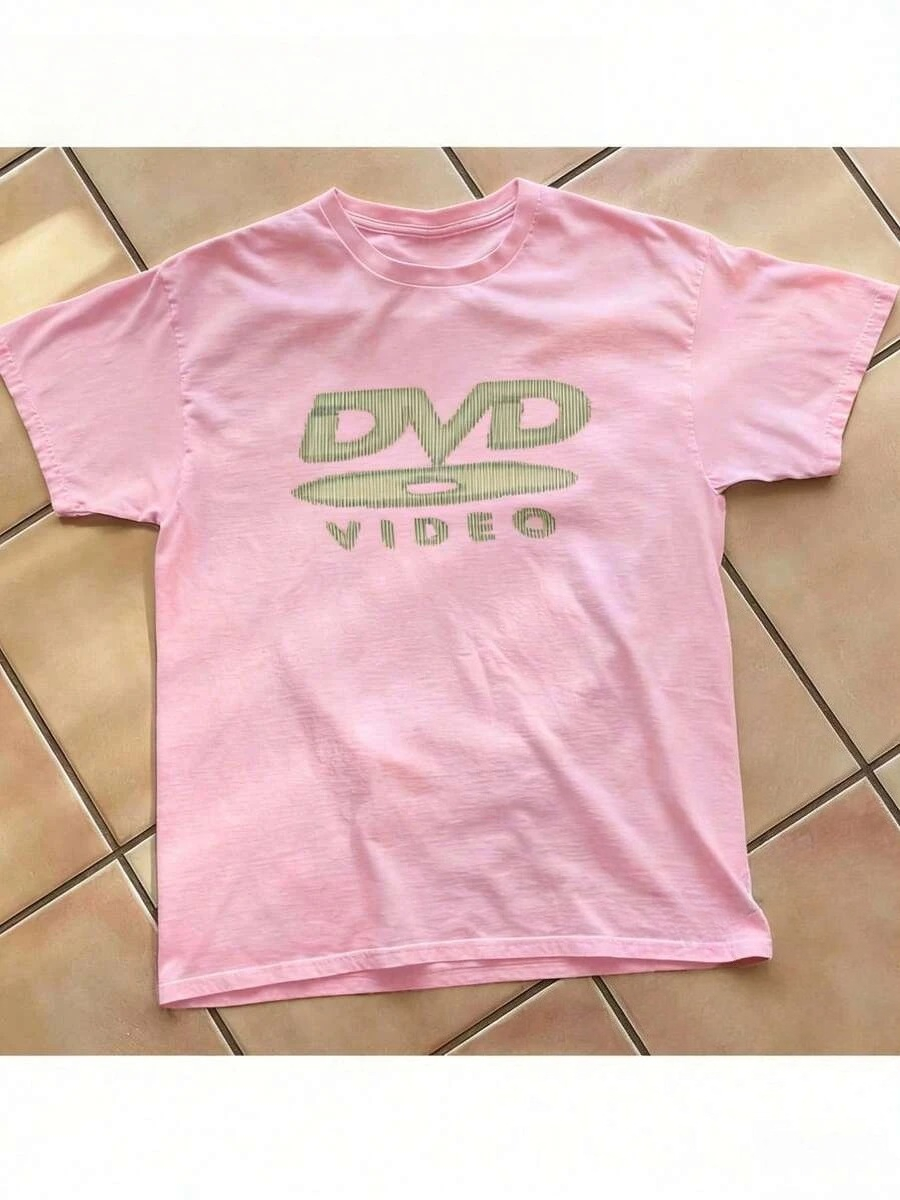 [100% 코튼] DVD 비디오 노스탤직 그린 로고 빈 - Esports Gaming Shirts 리뷰 및 가격