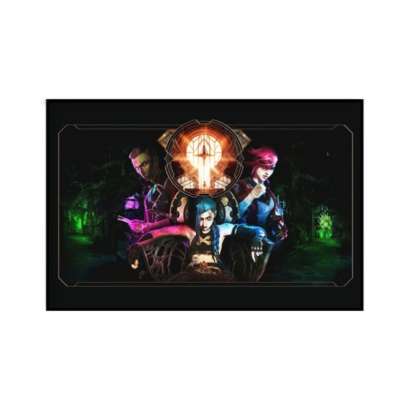 Arcane Jinx 클로즈업 포스터 프레임 없는 캔버 - Esports Gaming Stocks 리뷰 및 가격