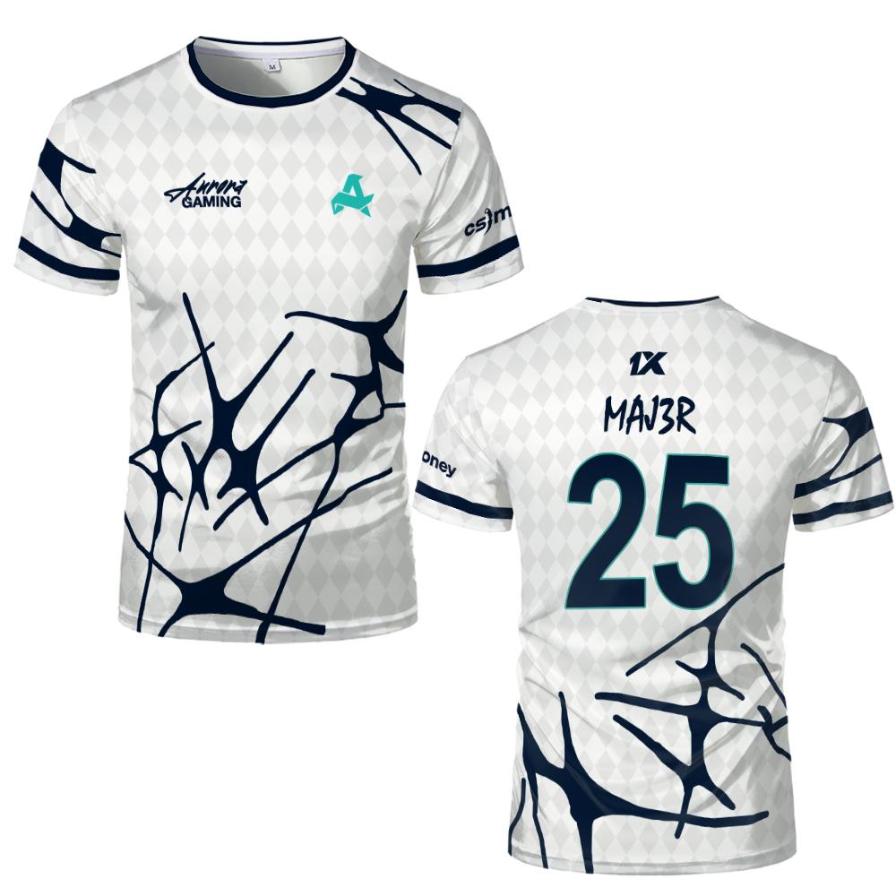 전자 스포츠 팀 오로라 게임 저지 티셔츠 XANTARE - Esports Gaming Shirts 리뷰 및 가격