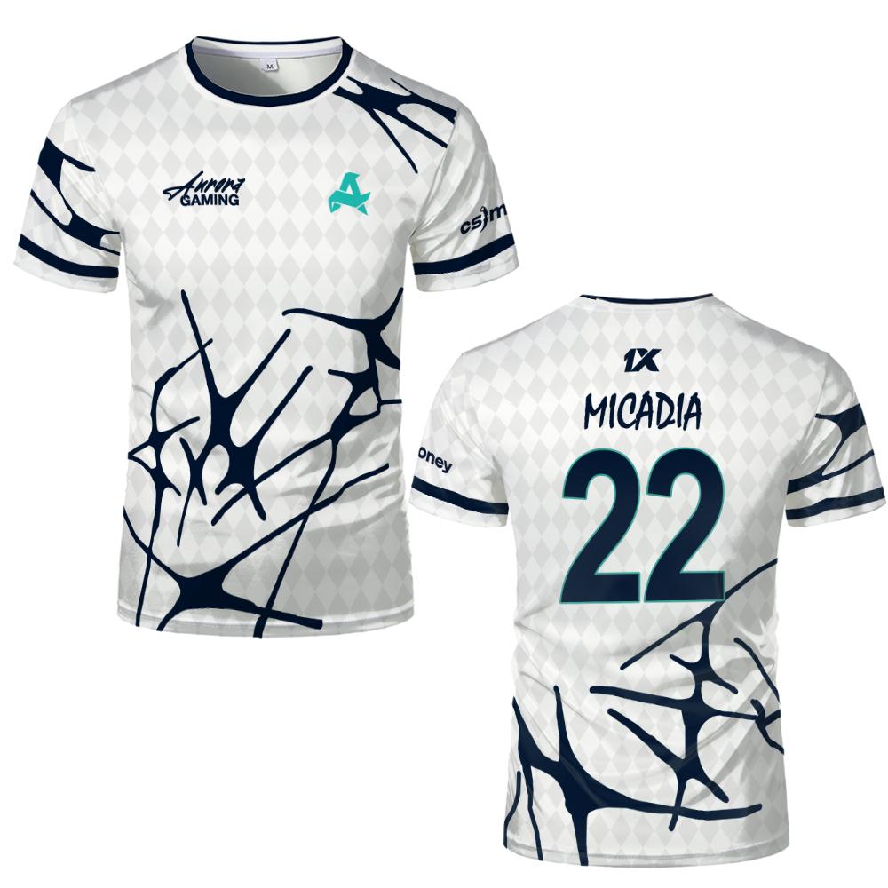 전자 스포츠 팀 오로라 게임 저지 티셔츠 XANTARE - Esports Gaming Shirts 리뷰 및 가격