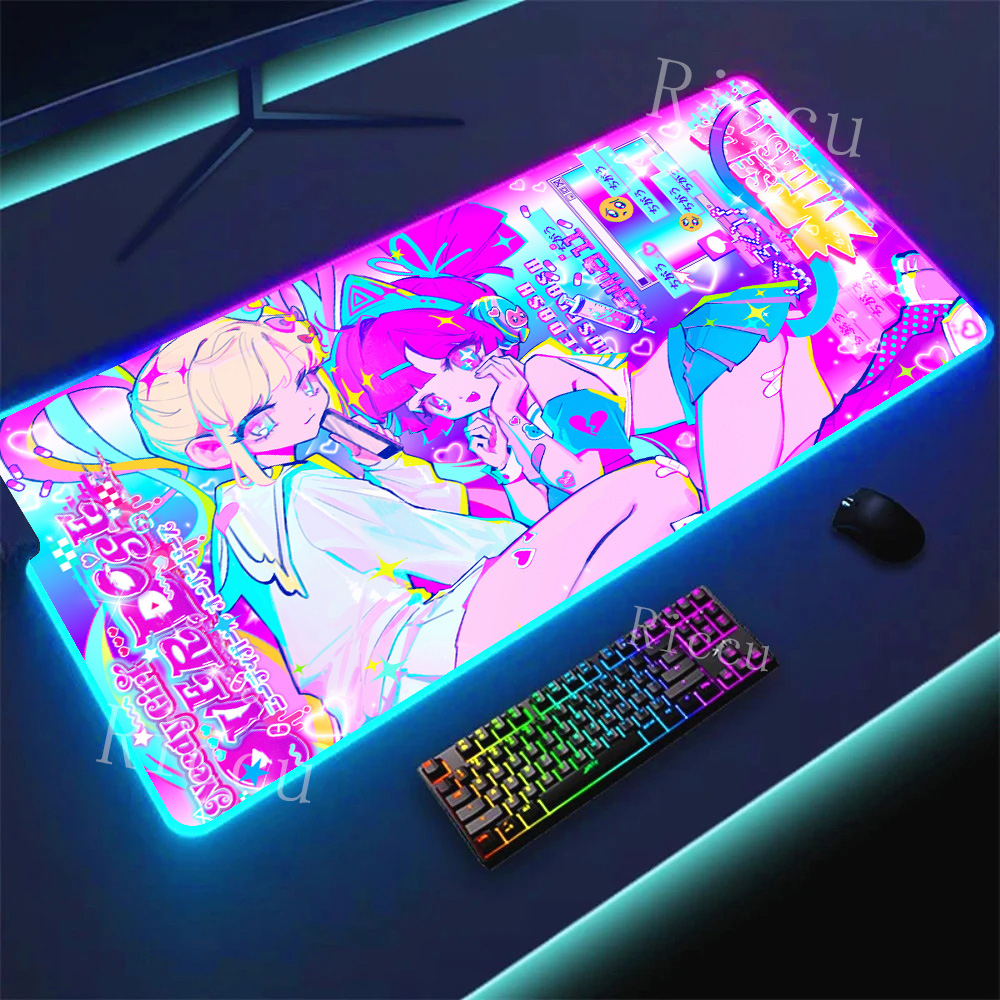 RGB HD 네디 걸 오버도즈 마우스패드 게이머 데스크 - Esports Gaming Companies 리뷰 및 가격