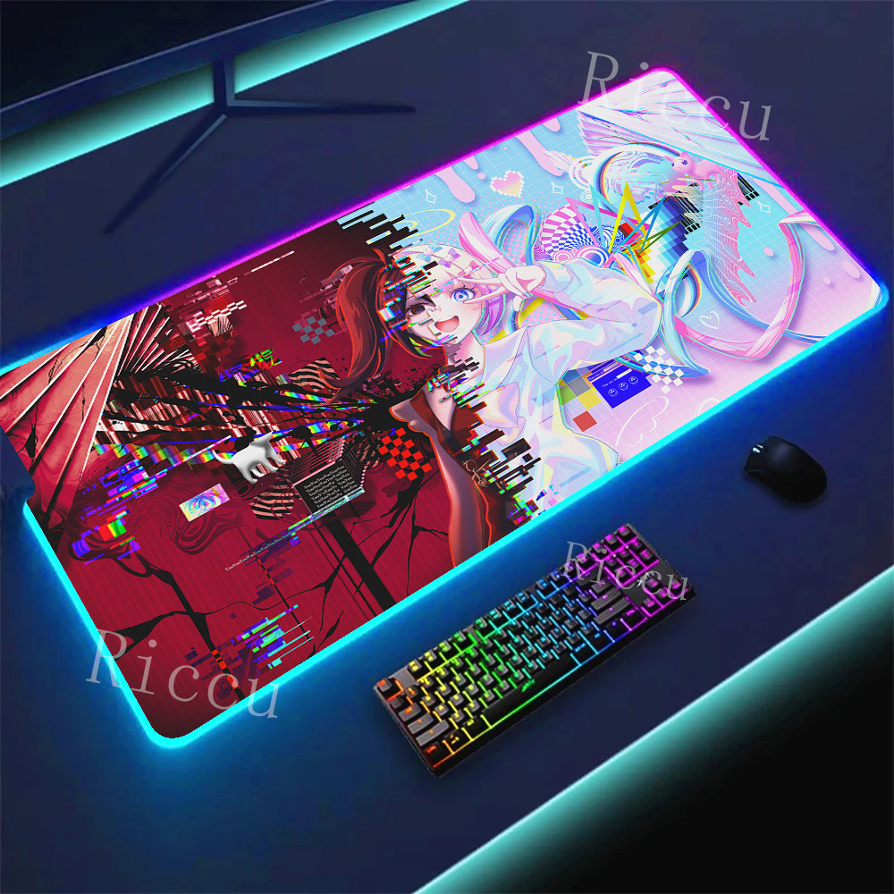 RGB HD 네디 걸 오버도즈 마우스패드 게이머 데스크 - Esports Gaming Companies 리뷰 및 가격